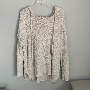 White PomPom Forever21 Sweatshirt